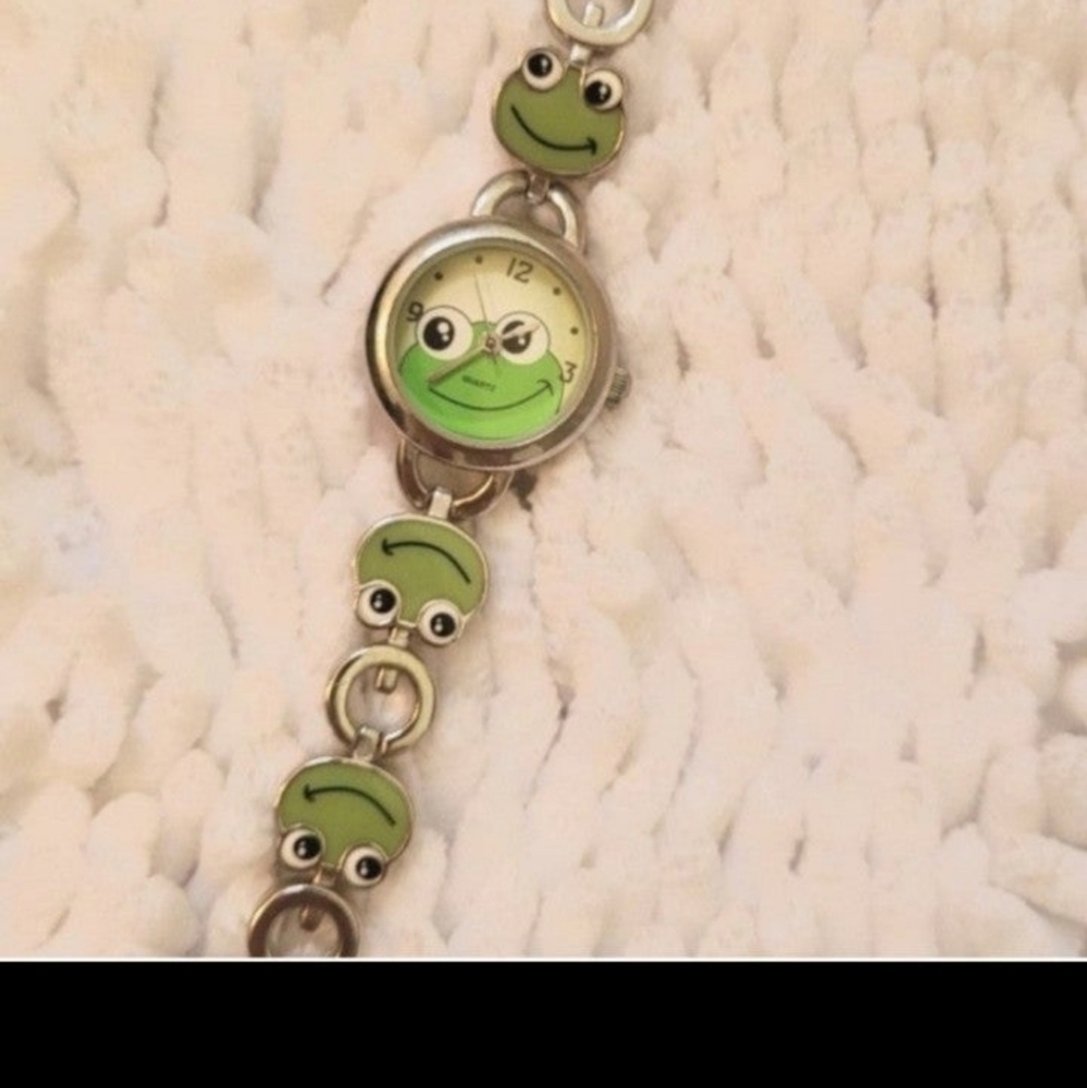 Girls frog watch